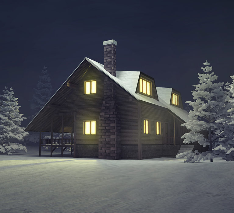 Snowy House